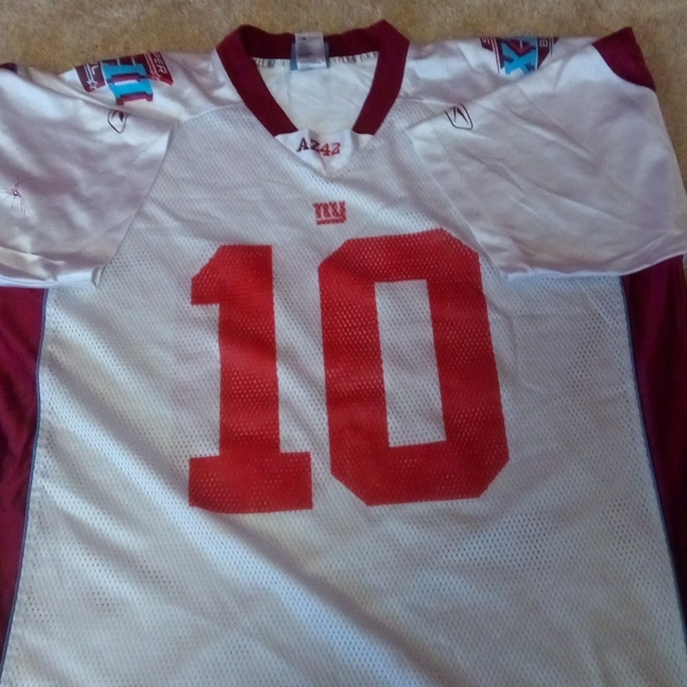 Eli Manning's Superbowl 42 Jersey